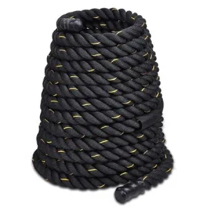 1.5"x50' Poly Undulation Battling Workout Rope Black