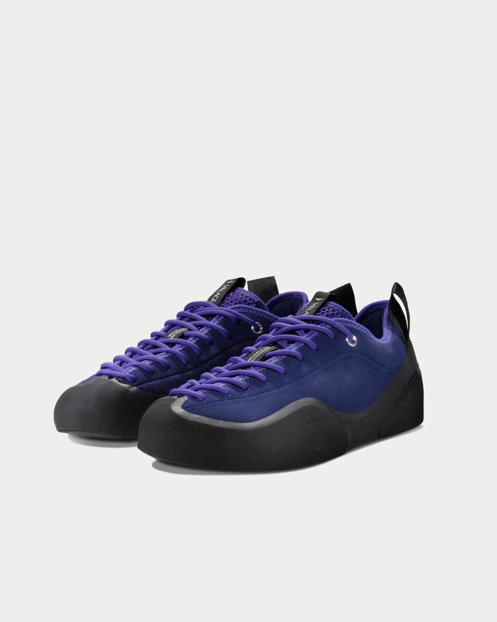 1PM Suede Navy Purple / Natural Black Low Top Sneakers