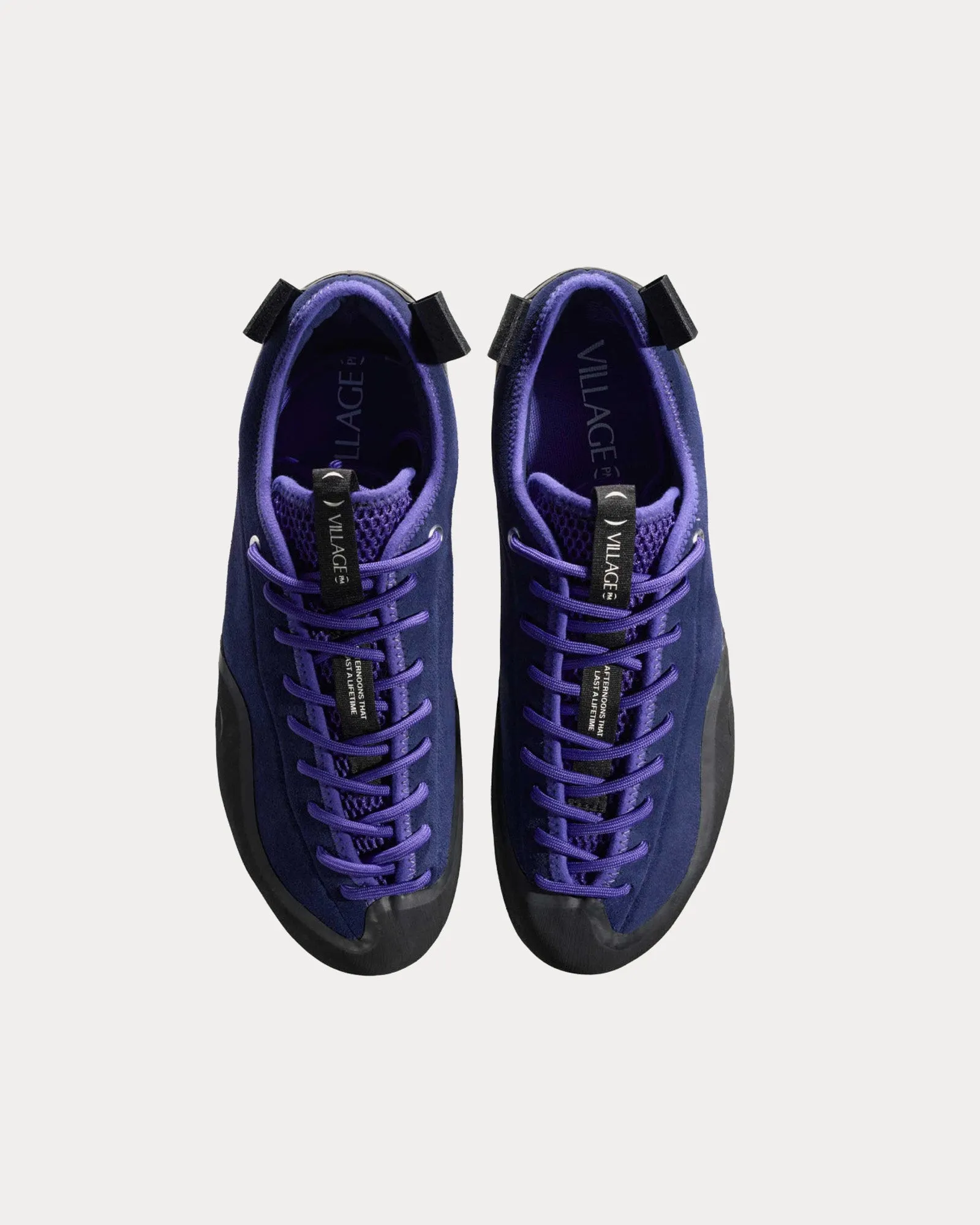1PM Suede Navy Purple / Natural Black Low Top Sneakers