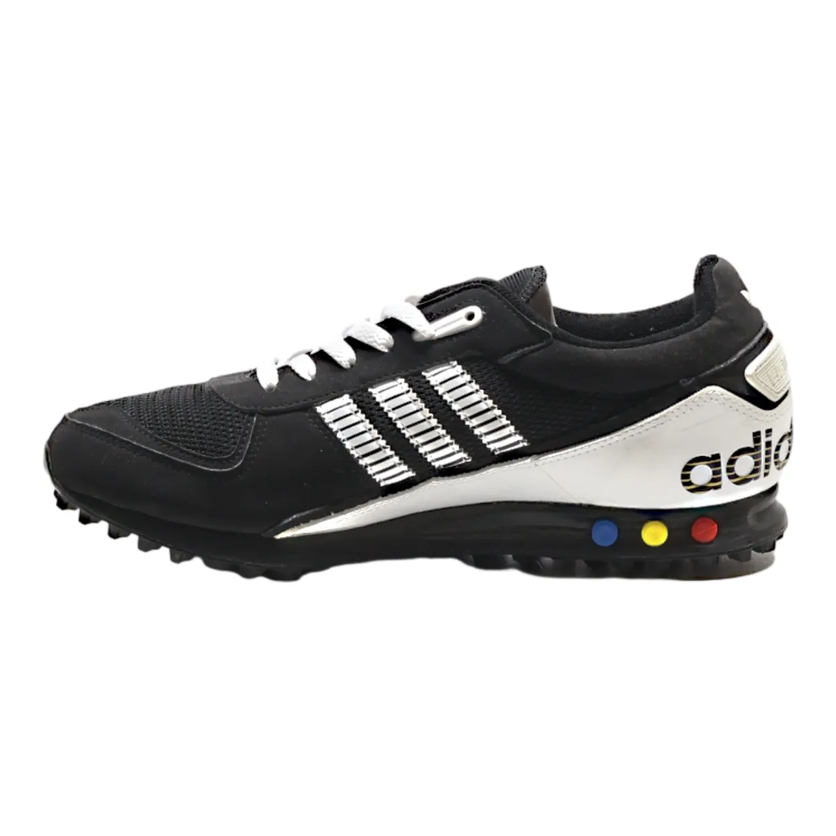 ADIDAS LA Trainer 2 'Black White' Sneaker Trainers Black Synthetic Mens UK 9.5