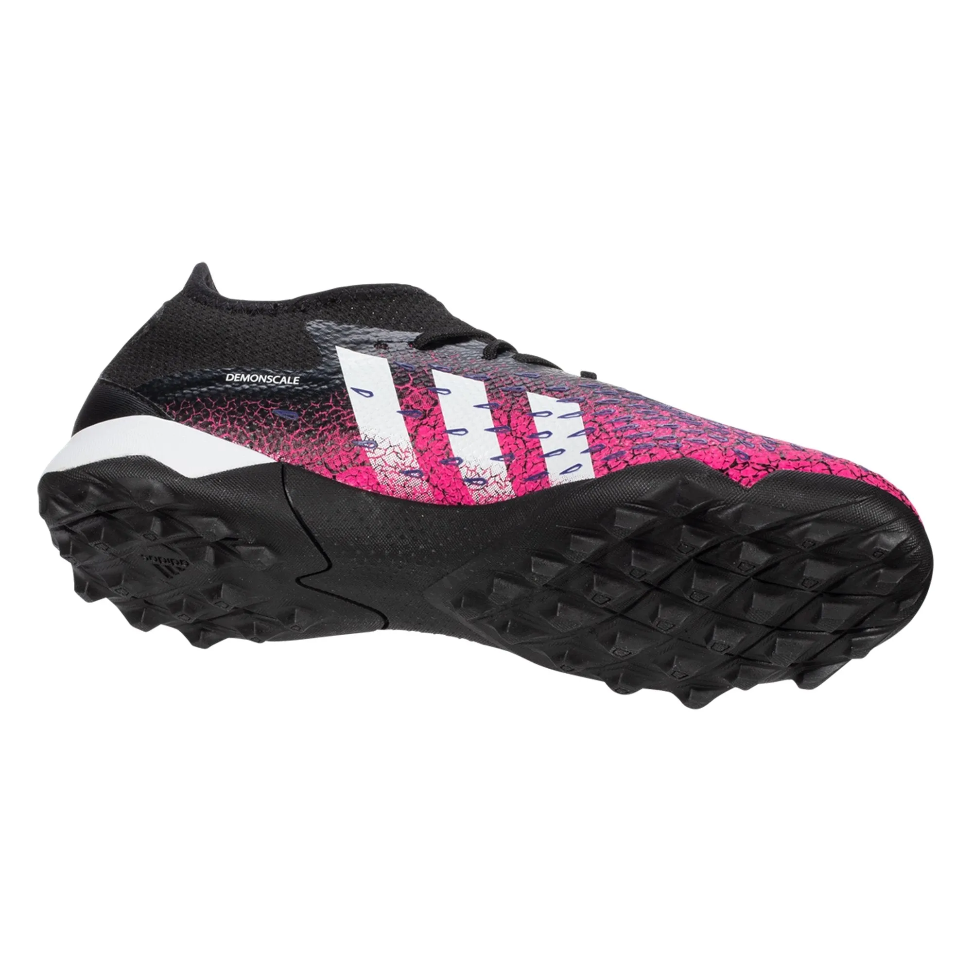 adidas Predator Freak .3 LOW Turf Shoes - Black/White/Shock Pink
