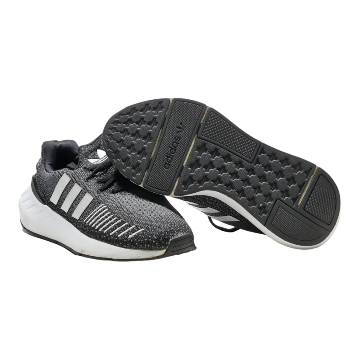 ADIDAS Sneaker Trainers Black Synthetic Womens UK 3.5