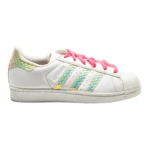 ADIDAS Sneaker Trainers White Synthetic Girls UK 4