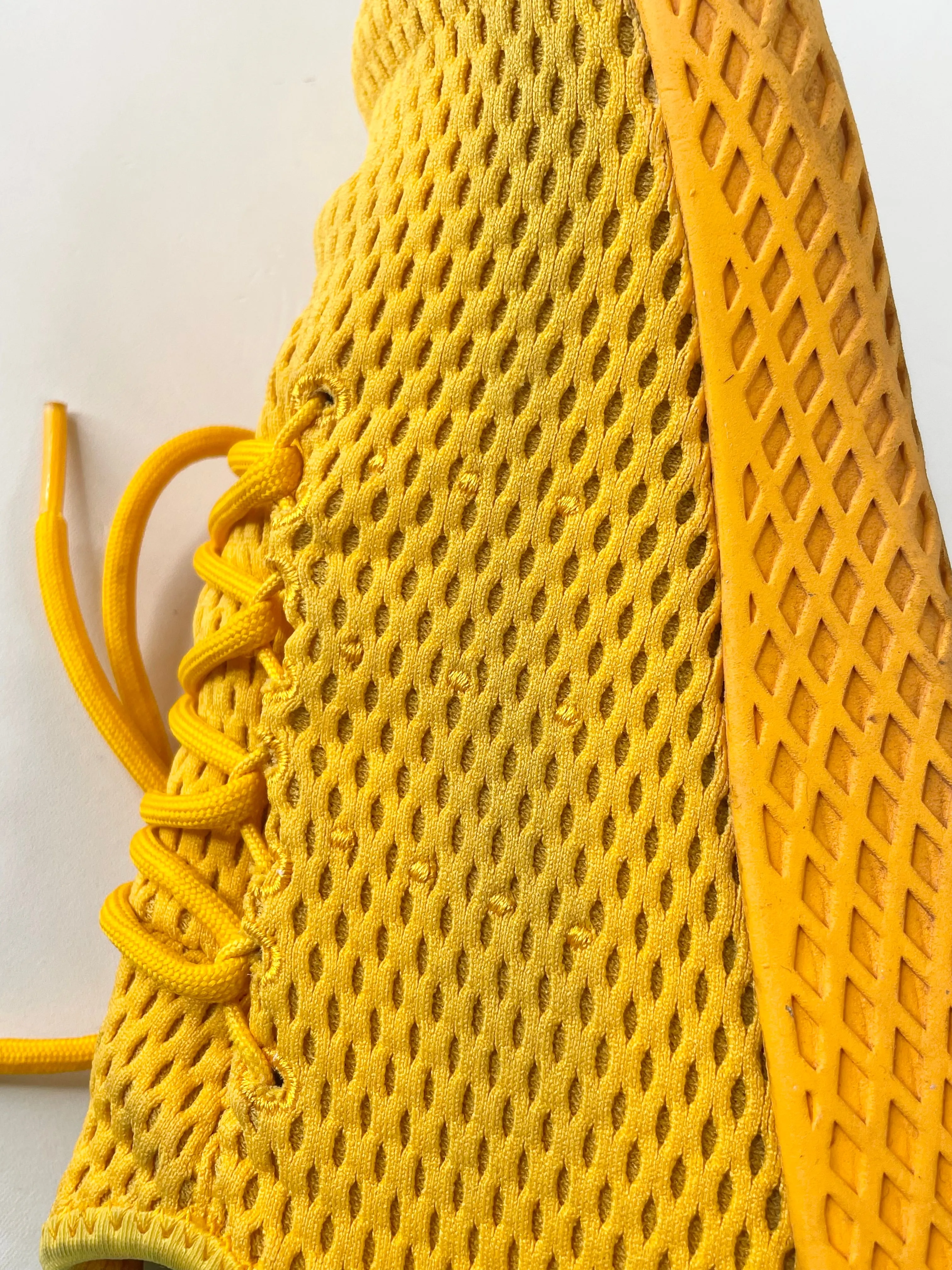 Adidas x Pharrell Williams Tennis Hu Gold Sneakers - 9.5