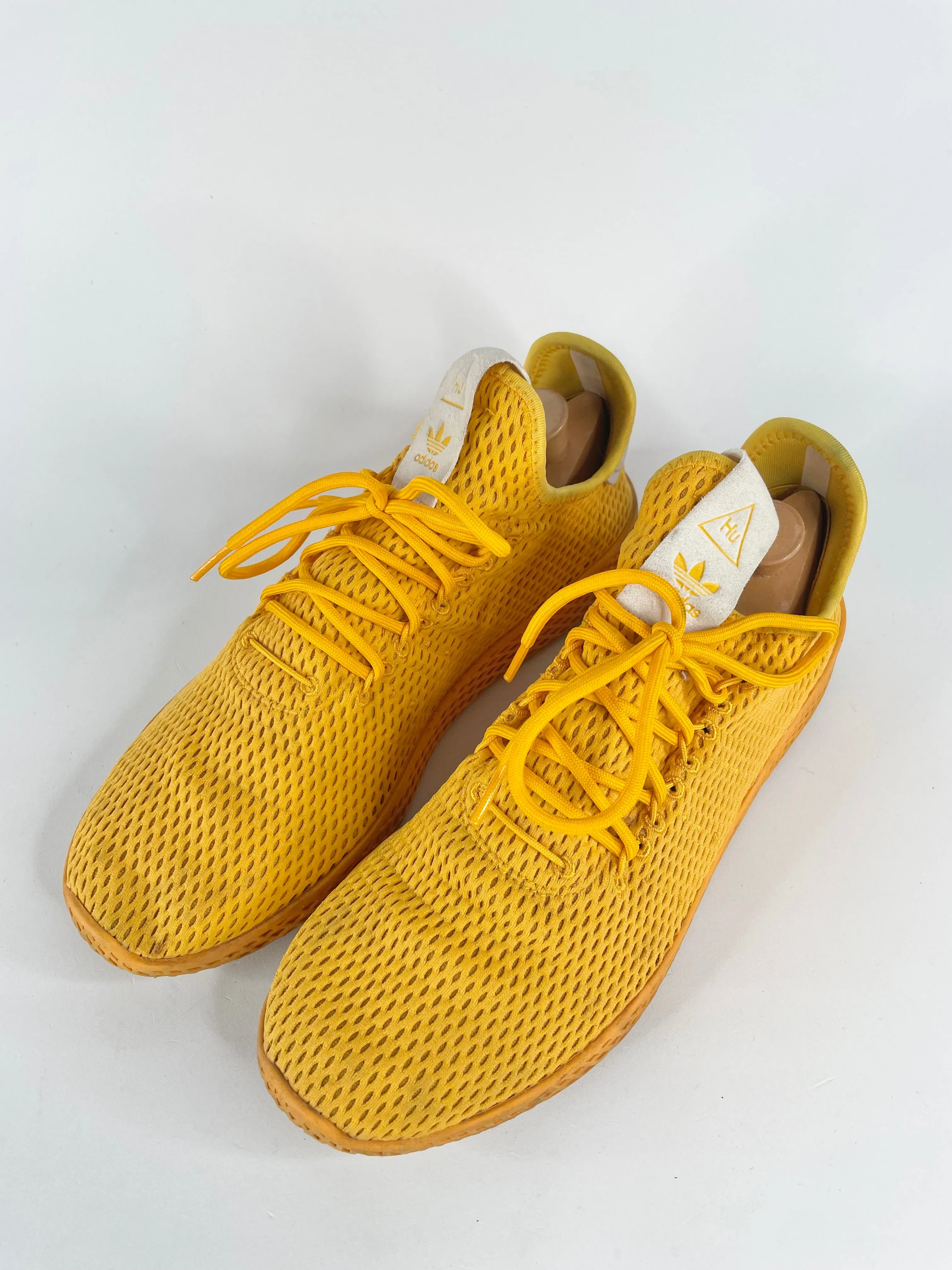 Adidas x Pharrell Williams Tennis Hu Gold Sneakers - 9.5