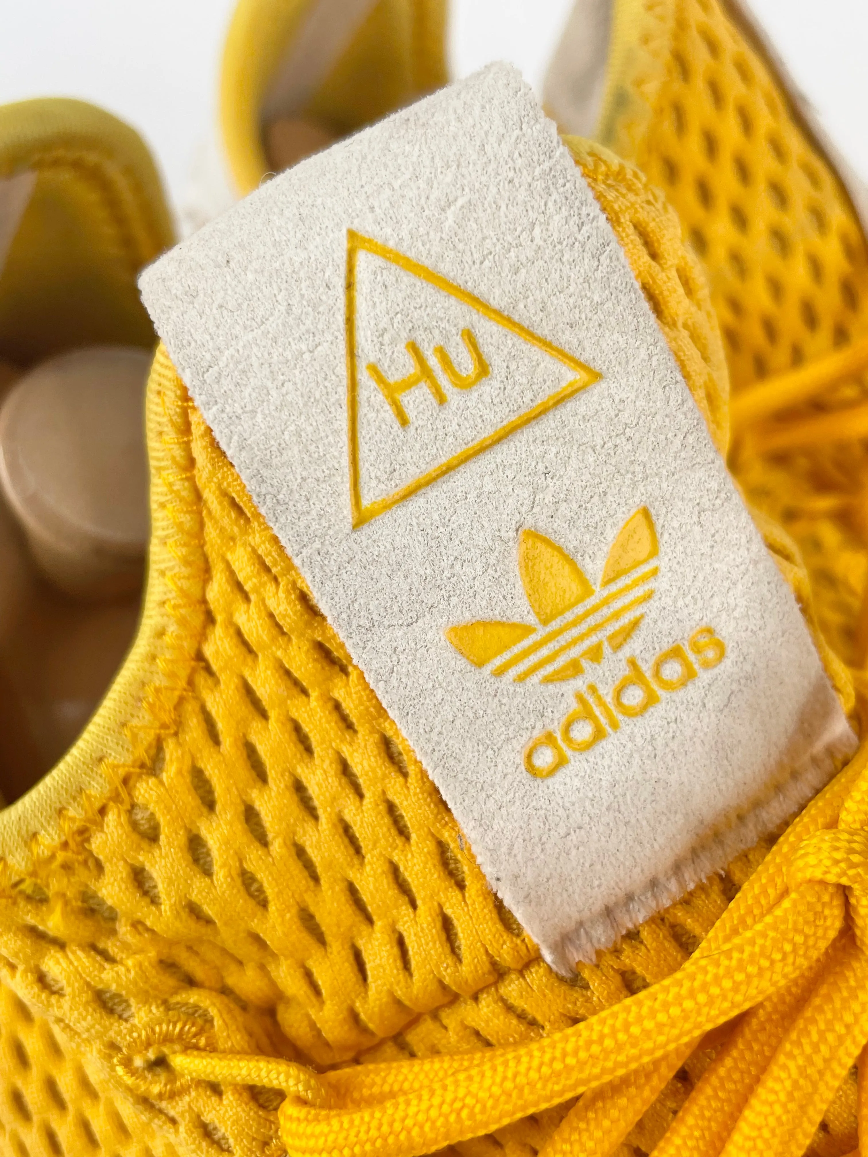 Adidas x Pharrell Williams Tennis Hu Gold Sneakers - 9.5