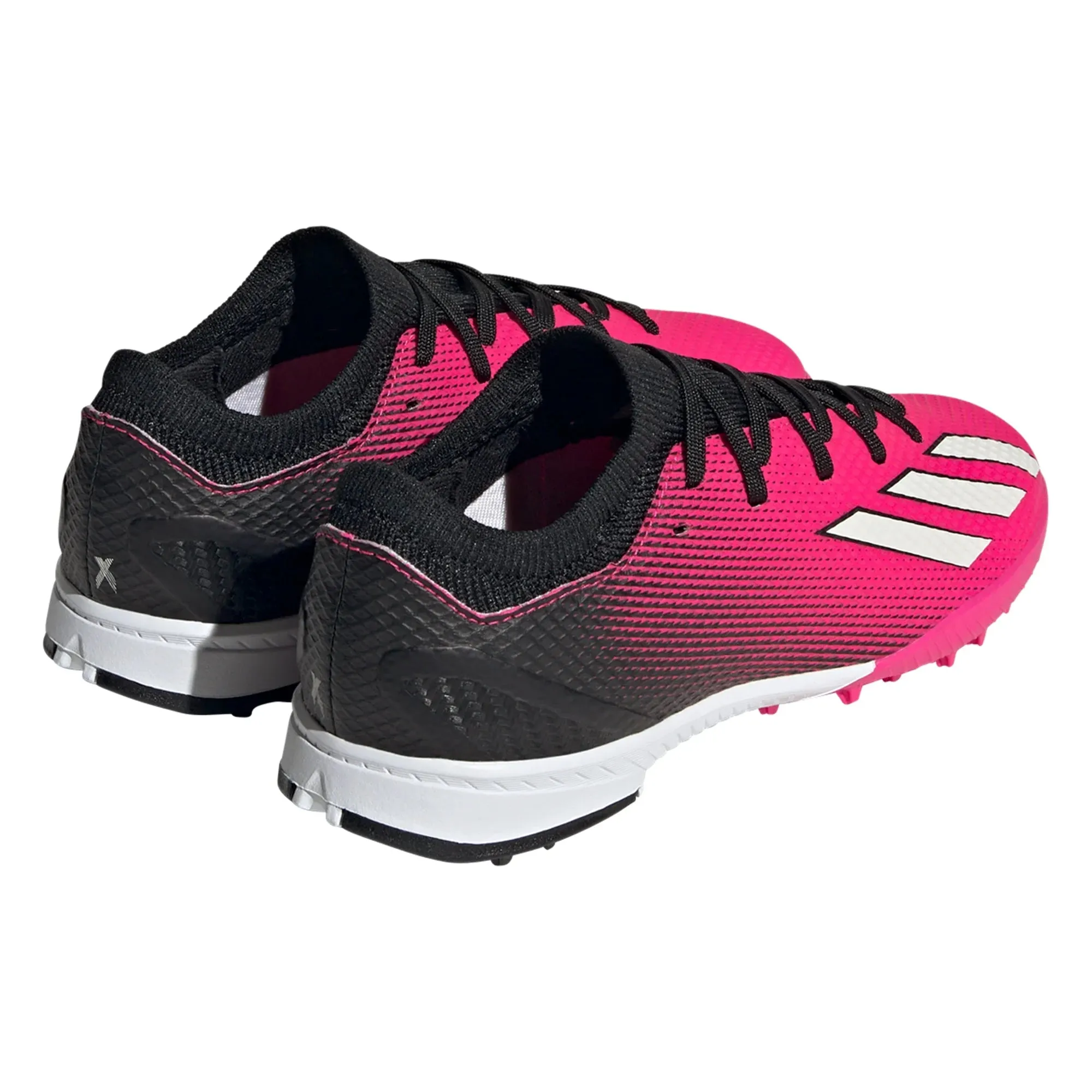 adidas X Speedportal.3 TF Junior Artificial Turf Soccer Cleats - Pink/Metallic/Black