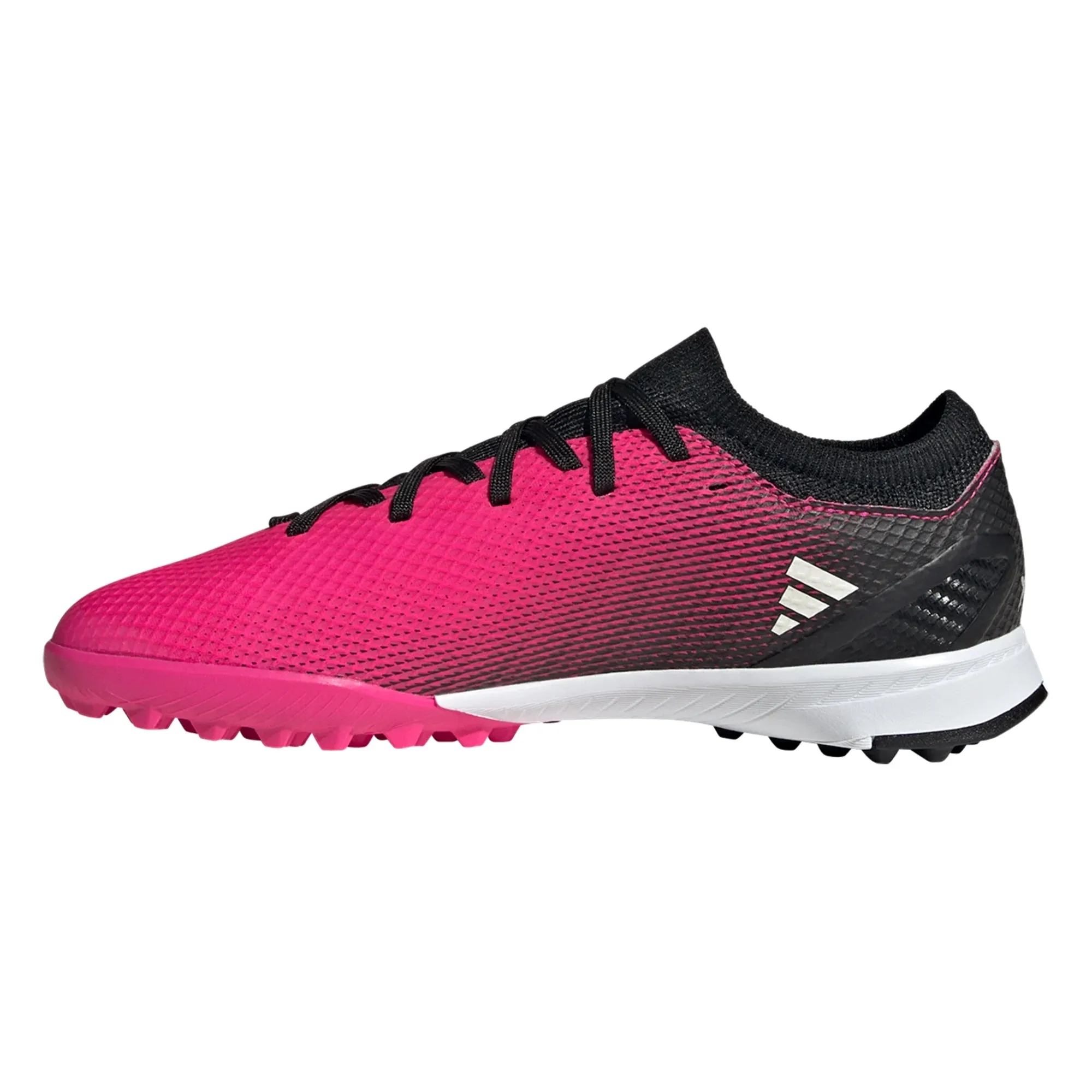 adidas X Speedportal.3 TF Junior Artificial Turf Soccer Cleats - Pink/Metallic/Black