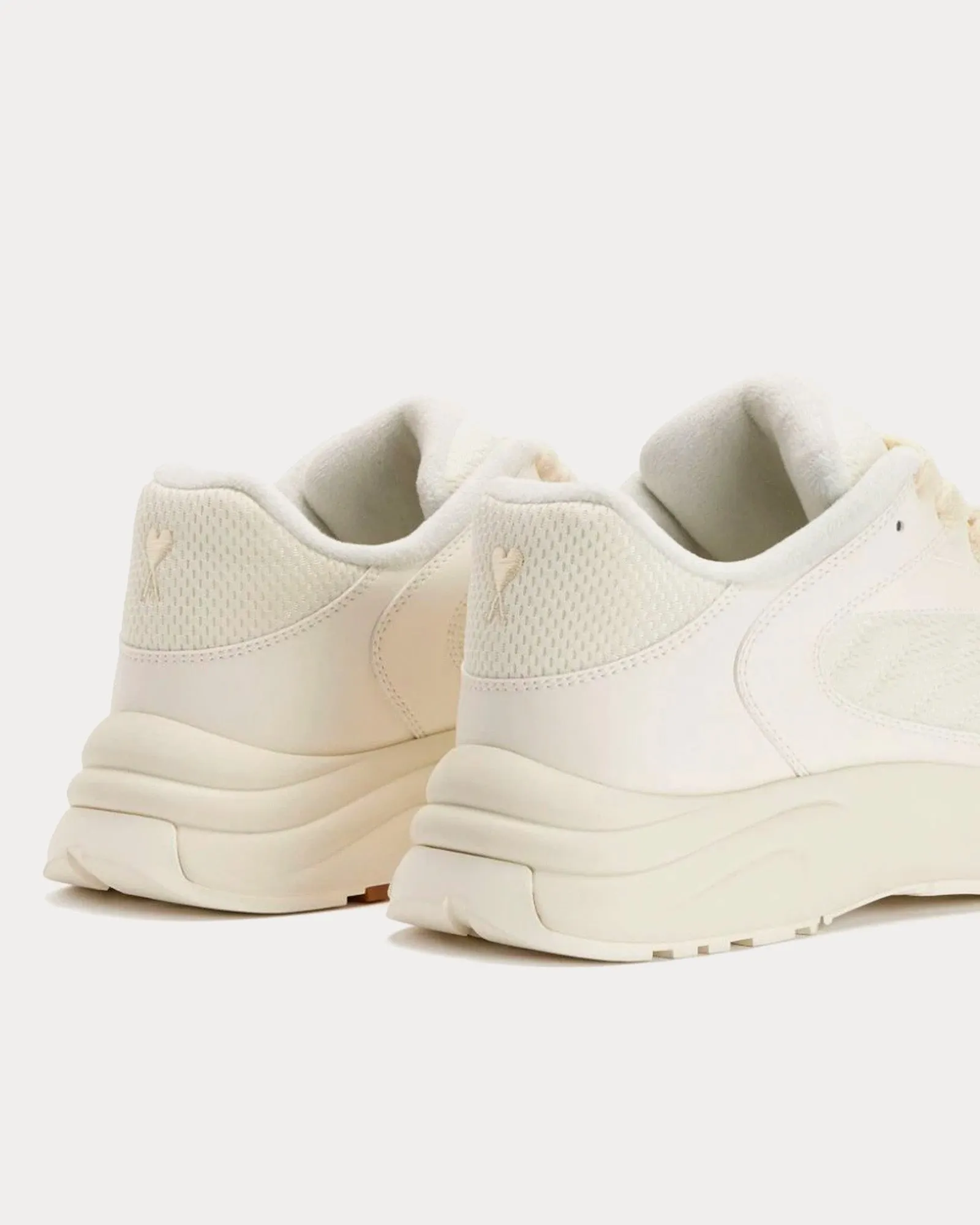 Ami Sn2023 Off White Low Top Sneakers
