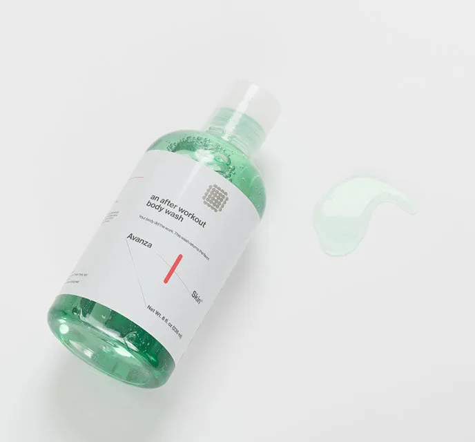 an after workout body wash