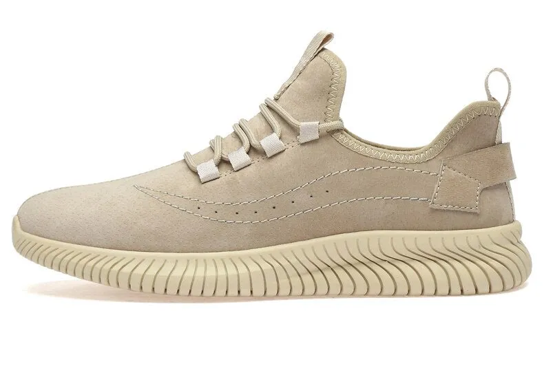 Angelo Ricci™ Designer Trendy Suede Lightweight Sneakers