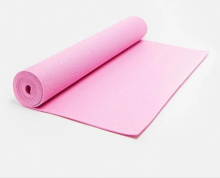 Anti-Skid Yoga Mat for Gym Workout 6mm Mat for Men & Women ( 60cm*172cm,Pink)