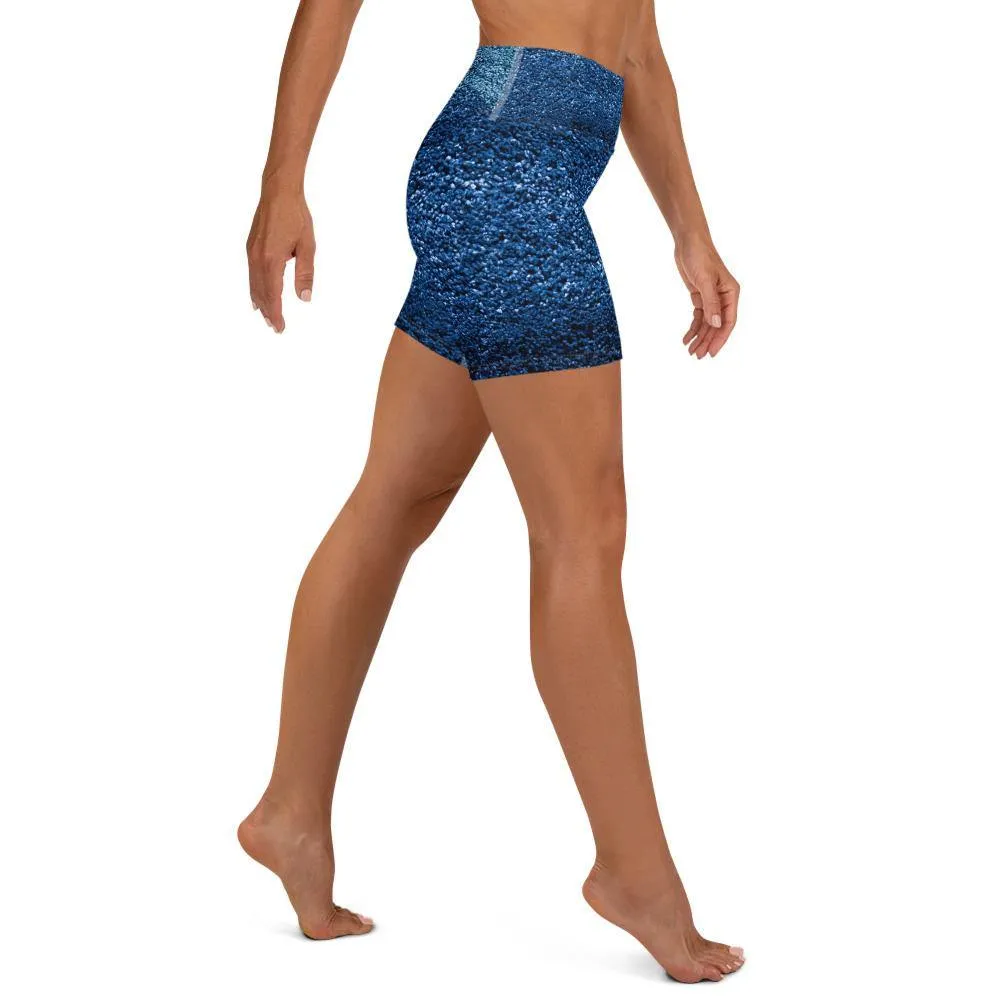 Azure High Waist Shorts