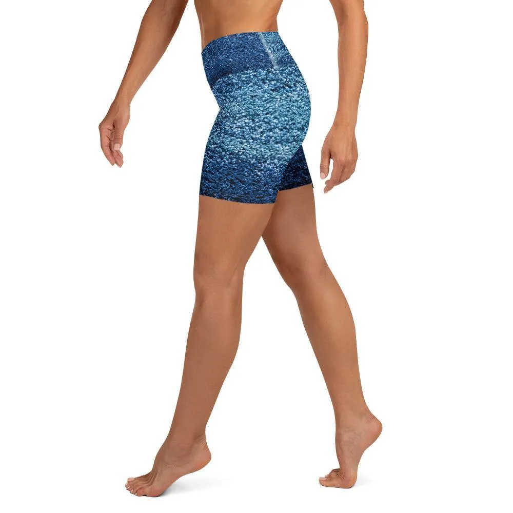 Azure High Waist Shorts