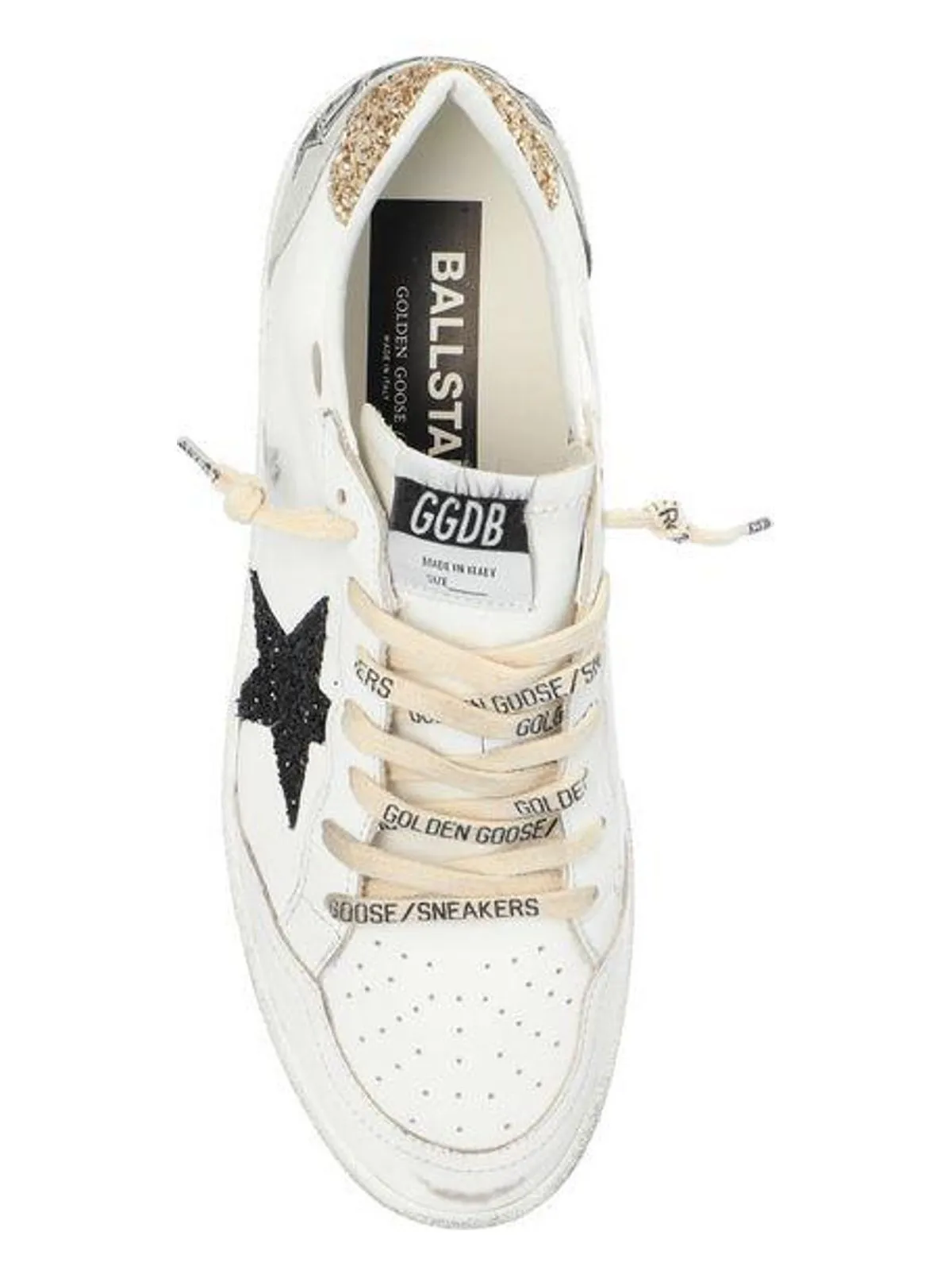 BALLSTAR LEATHER UPPER AND TOE GLIT