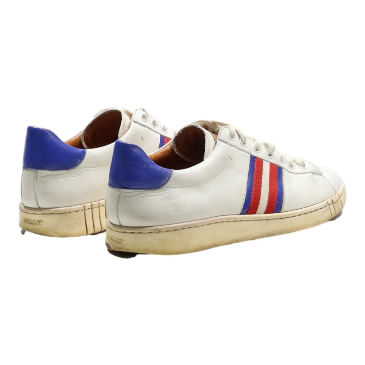 BALLY Sneaker Trainers White Synthetic Mens UK 7.5