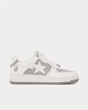 Bape Sta #6 White / Grey Low Top Sneakers