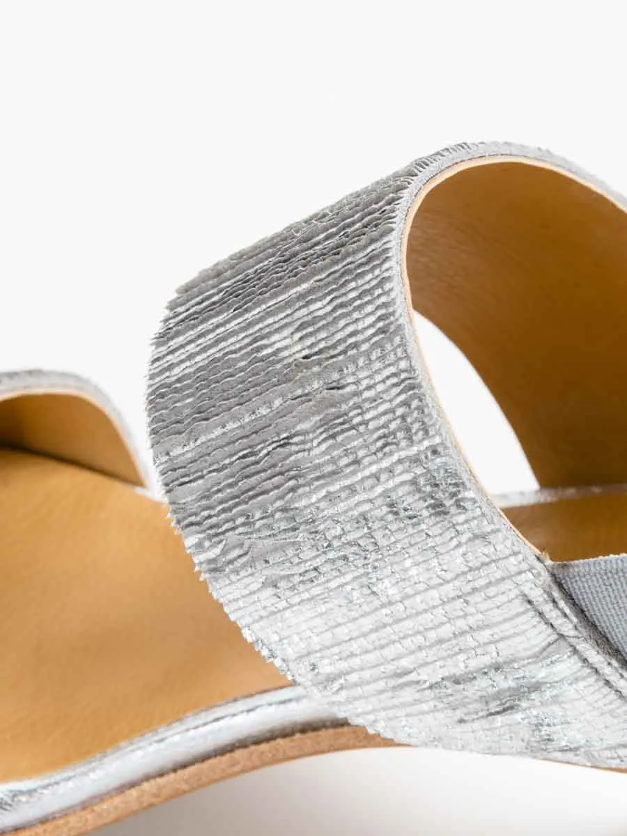 bask t-heel - ombra silvers