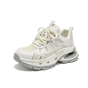 BeauToday Non-slip Womens Chunky Sneskers Fashion Casual Round Toe Breathable Walking Sneakers