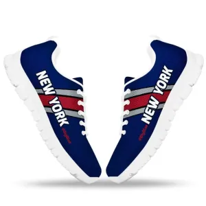 #BigBlue New York Fan Mesh Fabric Running Shoes