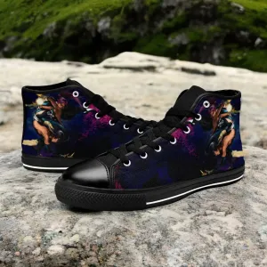Bleach Yoruichi vs Soifon Shoes High Top Sneakers for Kids and Adults