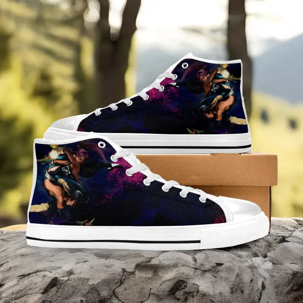 Bleach Yoruichi vs Soifon Shoes High Top Sneakers for Kids and Adults