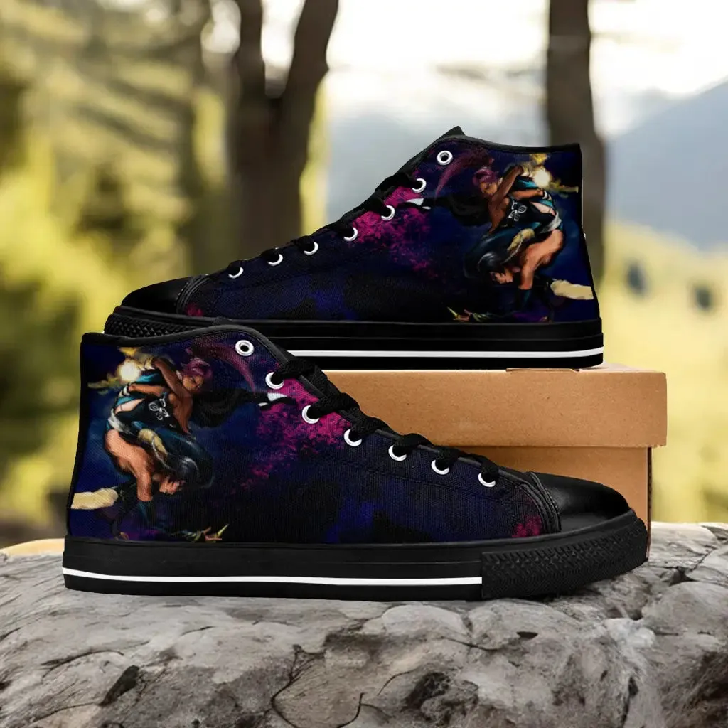 Bleach Yoruichi vs Soifon Shoes High Top Sneakers for Kids and Adults