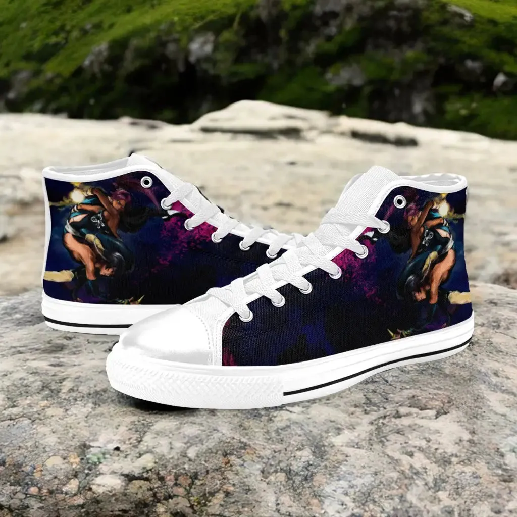 Bleach Yoruichi vs Soifon Shoes High Top Sneakers for Kids and Adults