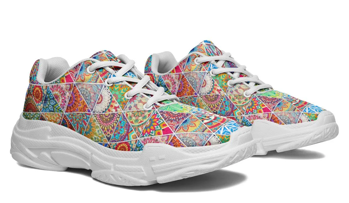 Bohemian Pattern Chunky Sneakers
