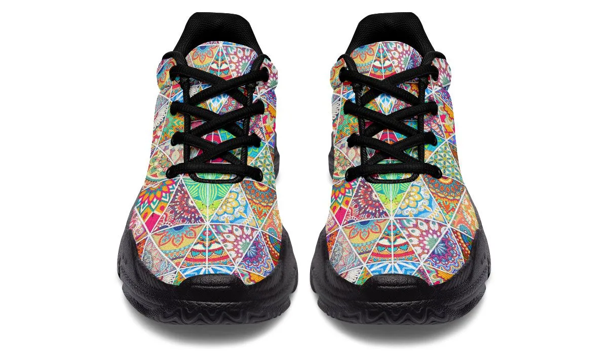 Bohemian Pattern Chunky Sneakers