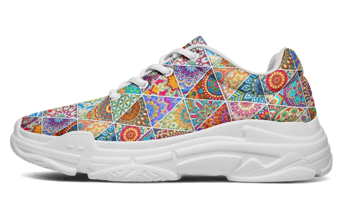 Bohemian Pattern Chunky Sneakers