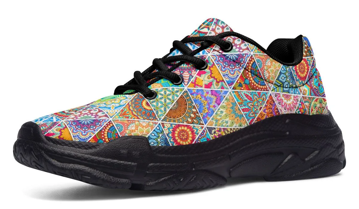 Bohemian Pattern Chunky Sneakers