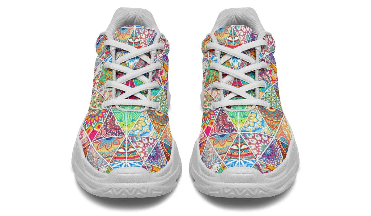 Bohemian Pattern Chunky Sneakers