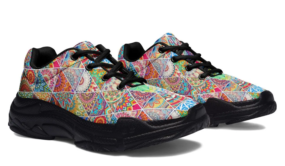 Bohemian Pattern Chunky Sneakers