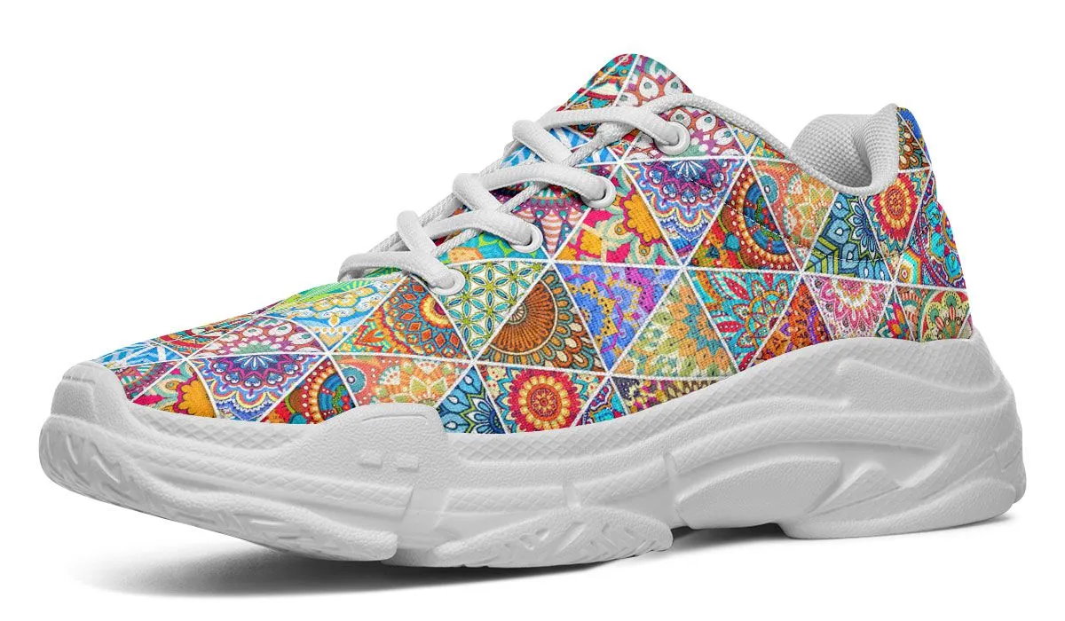 Bohemian Pattern Chunky Sneakers