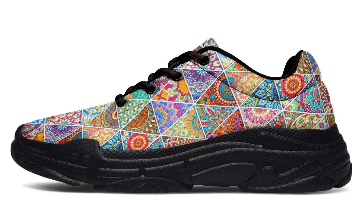 Bohemian Pattern Chunky Sneakers