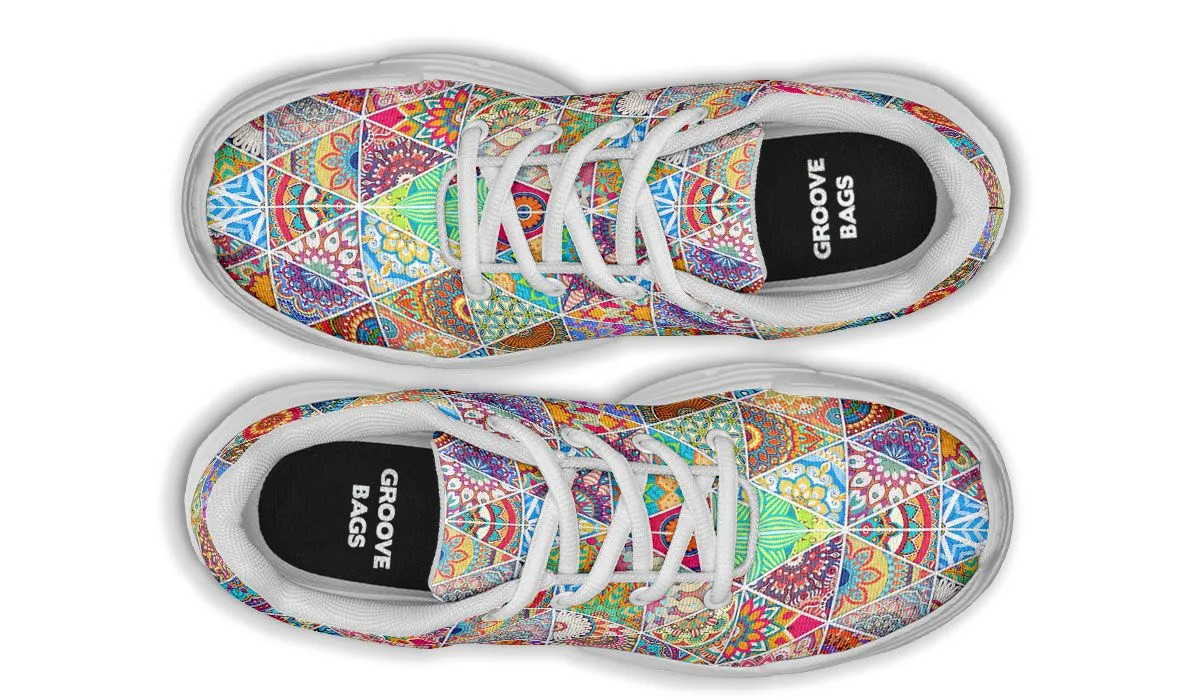Bohemian Pattern Chunky Sneakers