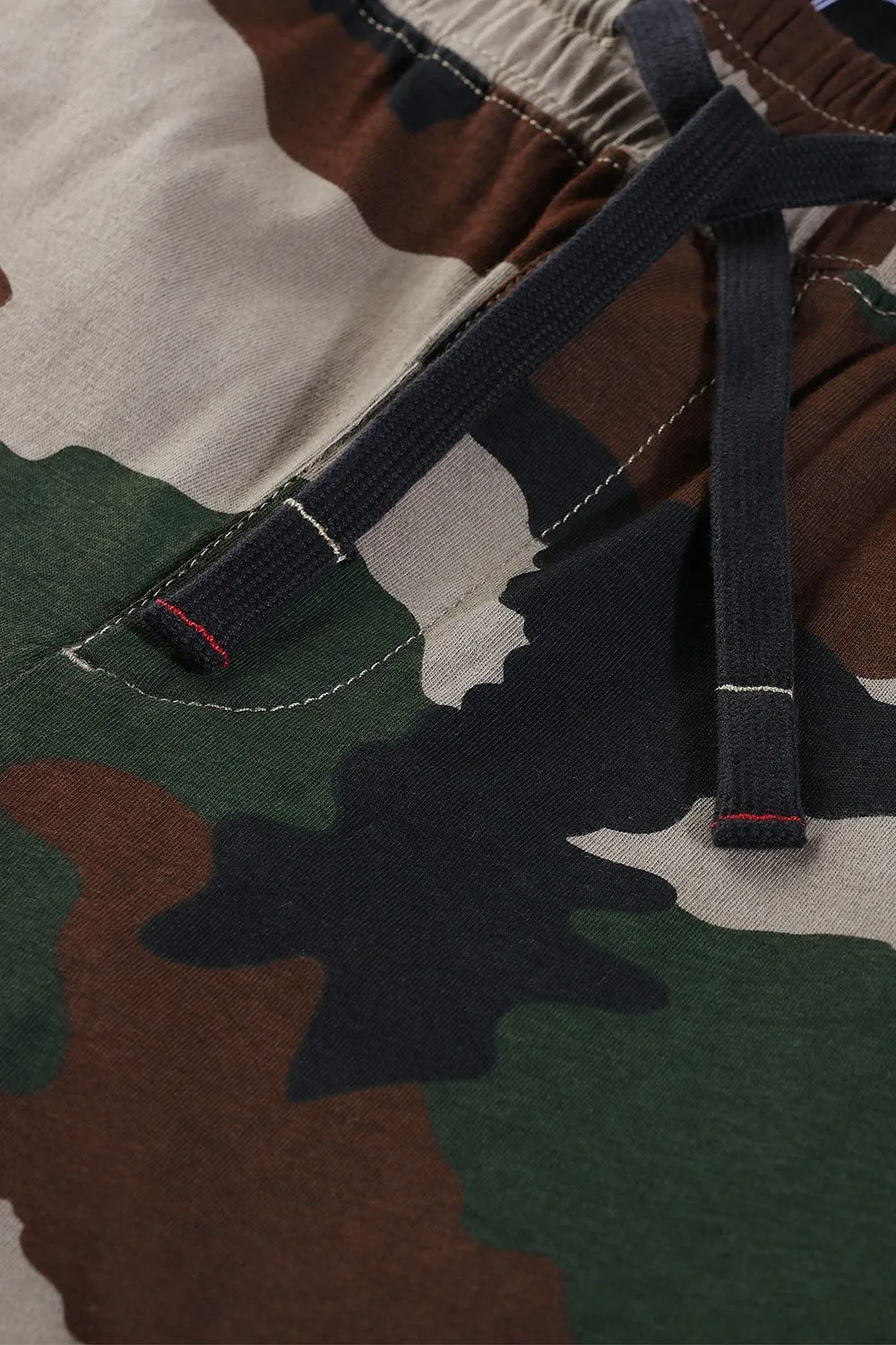 Camo Knitted Workout Shorts