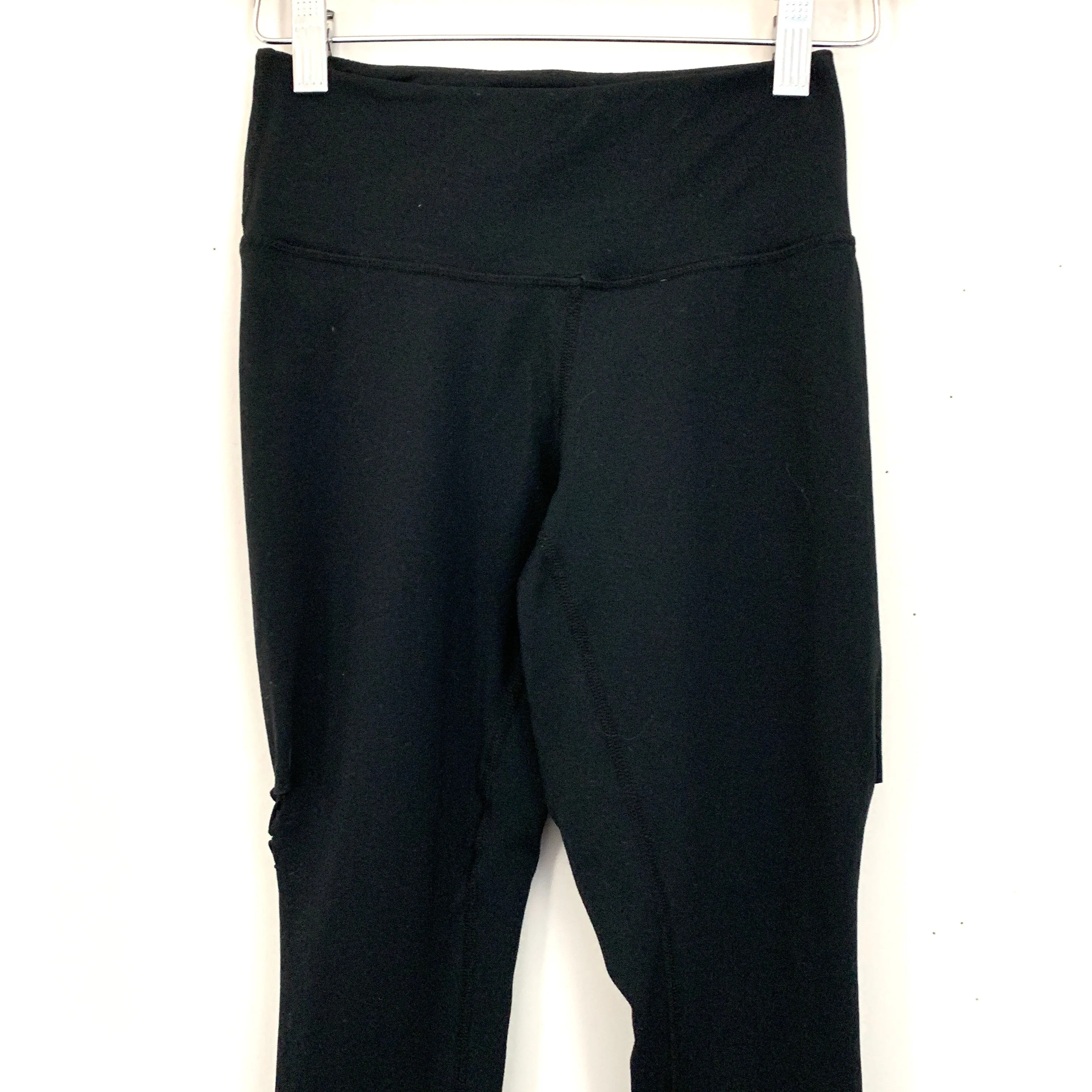 Carbon38 Black Workout Pants with Lace Up Side- Size~ S (Inseam 27”)