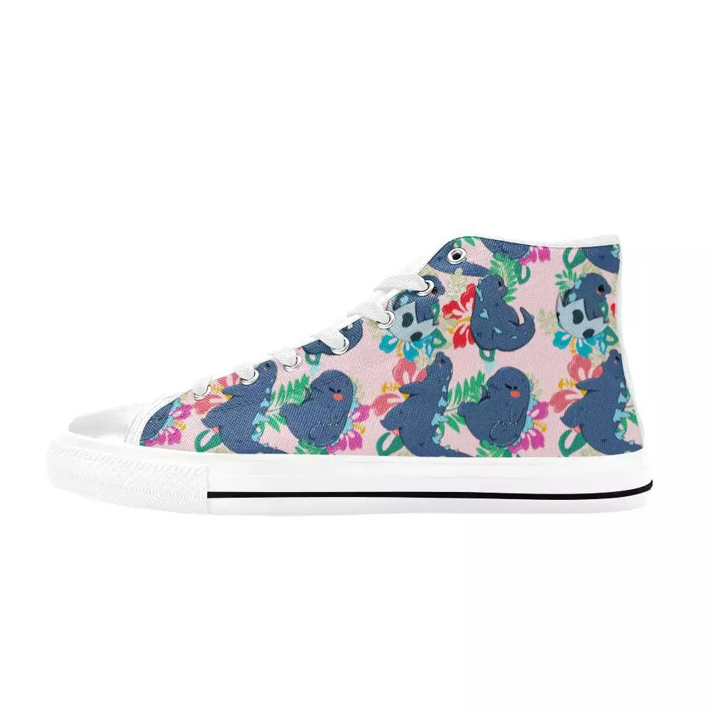 Chibi Godzilla King of the Monsters Shoes High Top Sneakers for Kids and Adults