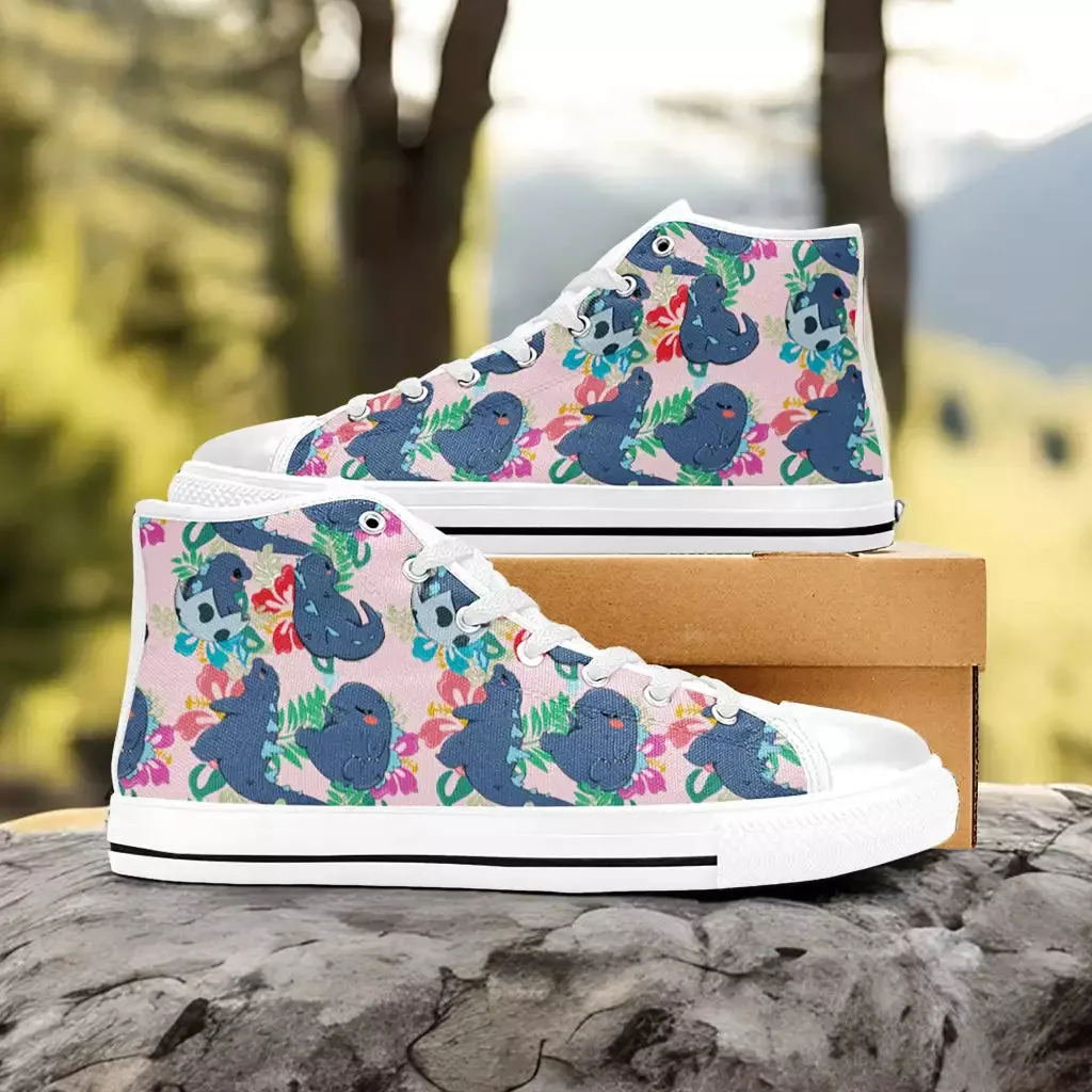 Chibi Godzilla King of the Monsters Shoes High Top Sneakers for Kids and Adults