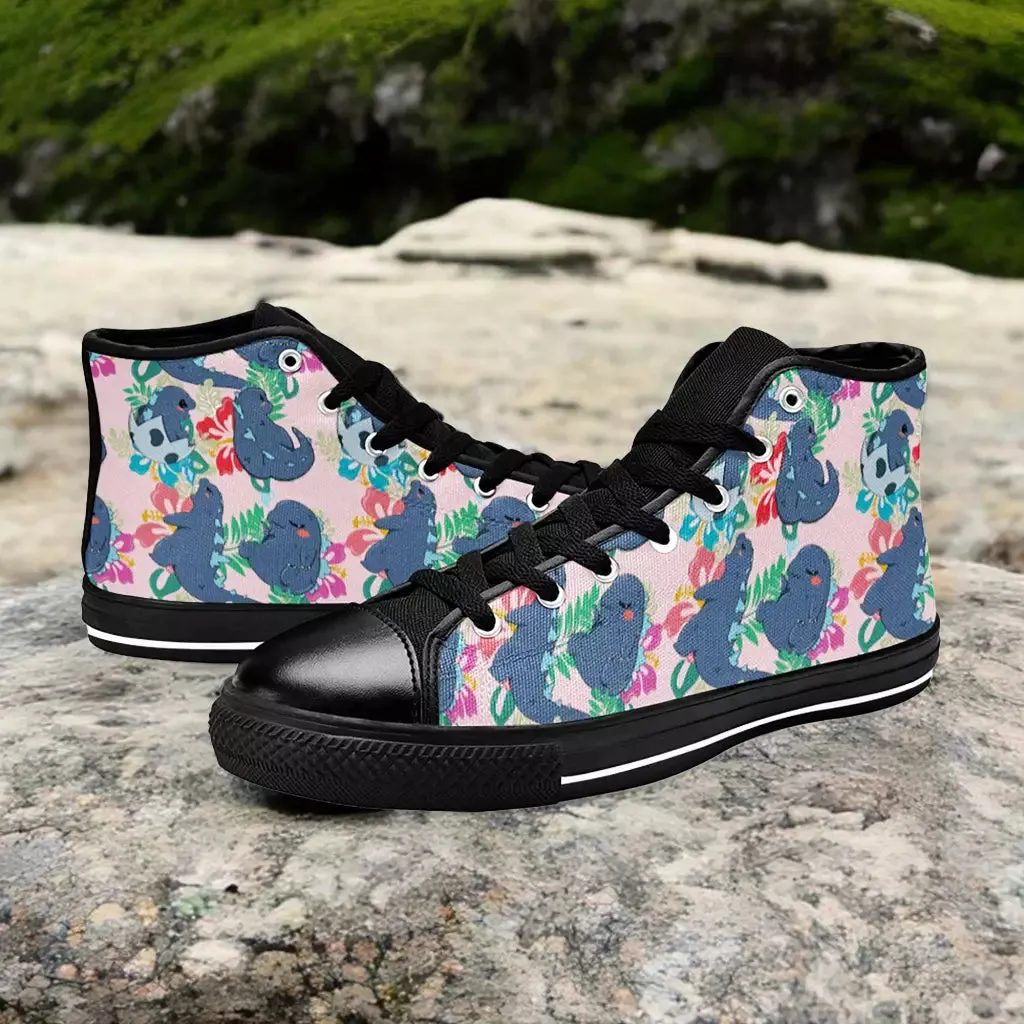 Chibi Godzilla King of the Monsters Shoes High Top Sneakers for Kids and Adults