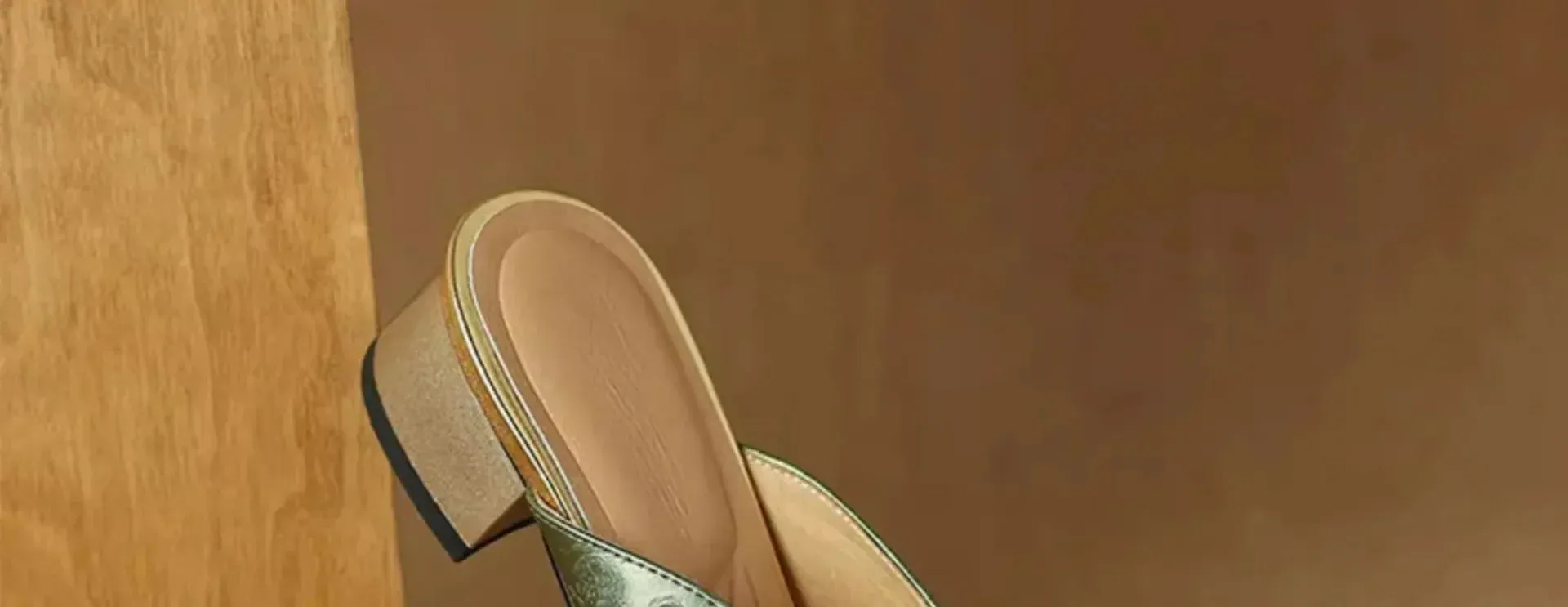 CHRIS Slipper or Slingback Pearl Accent Slip-On Shoes