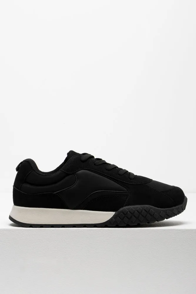 Chunky Retro Trainer Black