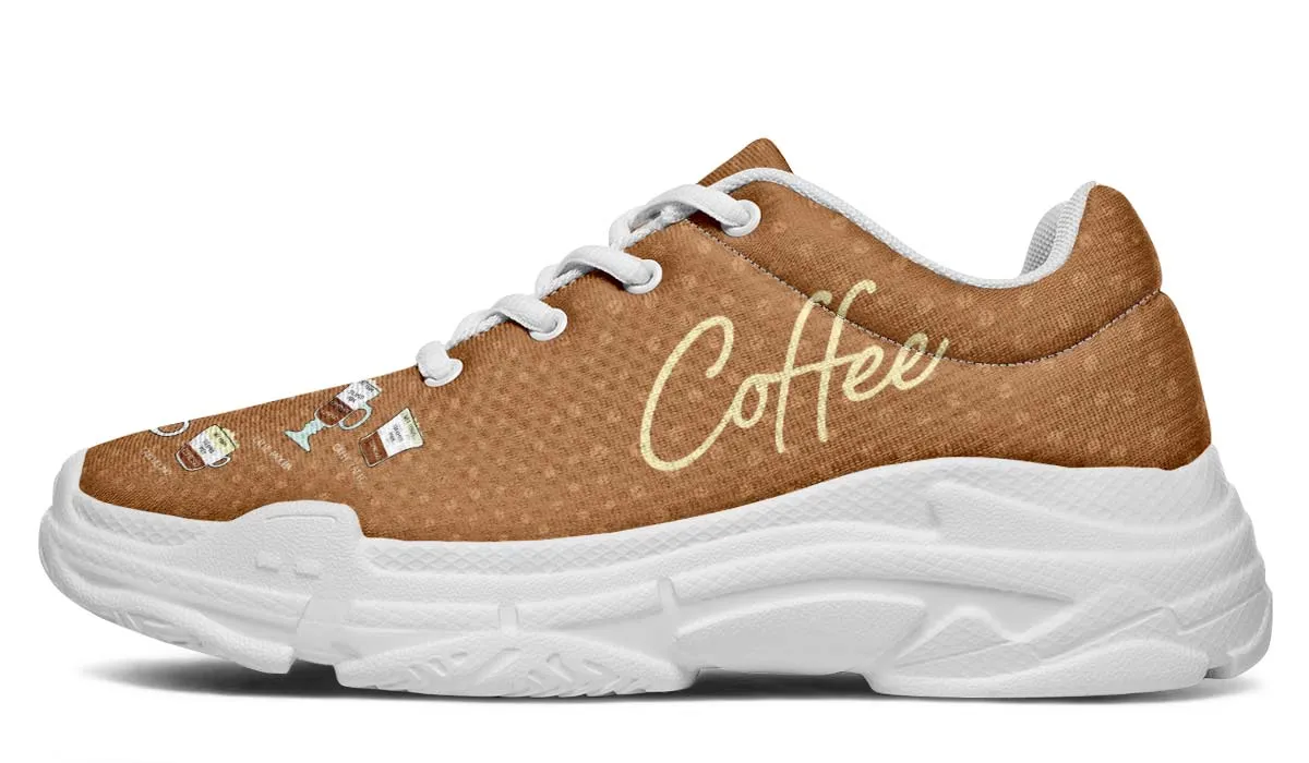 Coffee Lovers Chunky Sneakers