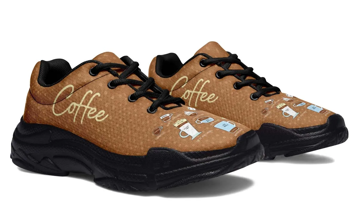 Coffee Lovers Chunky Sneakers