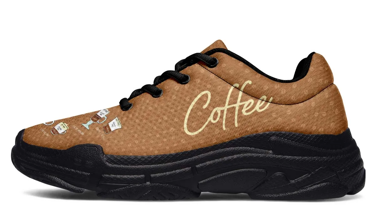 Coffee Lovers Chunky Sneakers