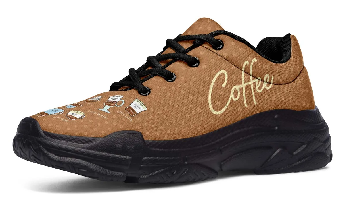 Coffee Lovers Chunky Sneakers