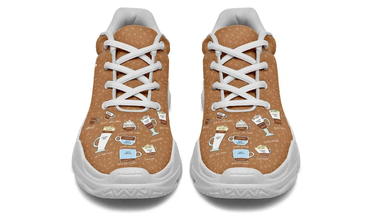 Coffee Lovers Chunky Sneakers