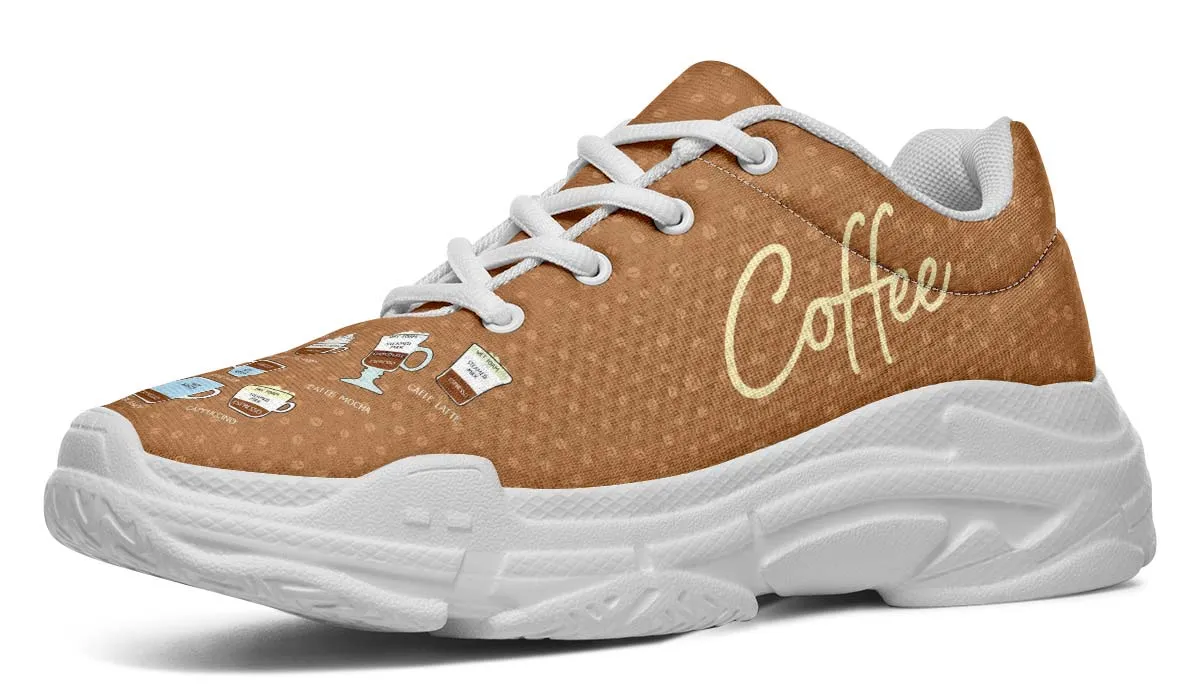 Coffee Lovers Chunky Sneakers